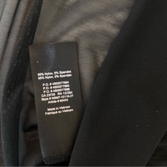 SOLD - Aritzia Wilfred Free Black Mesh Crop Top Size XS - Picture 5 of 5